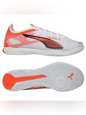 Brand New PUMA ULTRA 5 MATCH IT UNLIMITED - PUMA WHITE/PUMA BLACK/GLOWING RED
